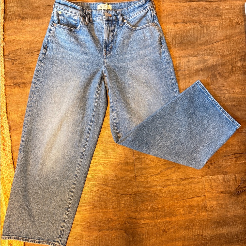 Madewell Curvy Perfect Vintage Wide-Leg Jeans (Petite)